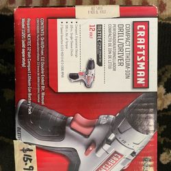 Craftsman Lithium Ion Drill / Driver