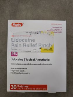 Pain relief patch