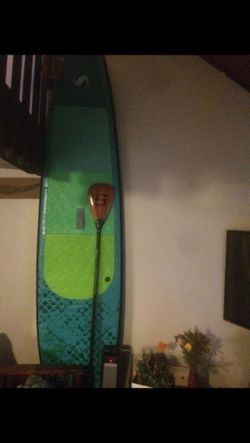 INFLATABLE standup paddleboard (electric pump!)