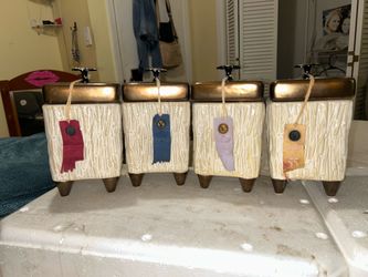 RARE VOTIVO FLOURÉ COLLECTIONs – 4 LARGE 17.5 OZ CANDLES – DISCONTINUED – COLLECTOR SET