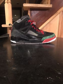 Jordan spizike black varsity red size 11