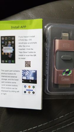 256GB ios and android flash drive rose gold