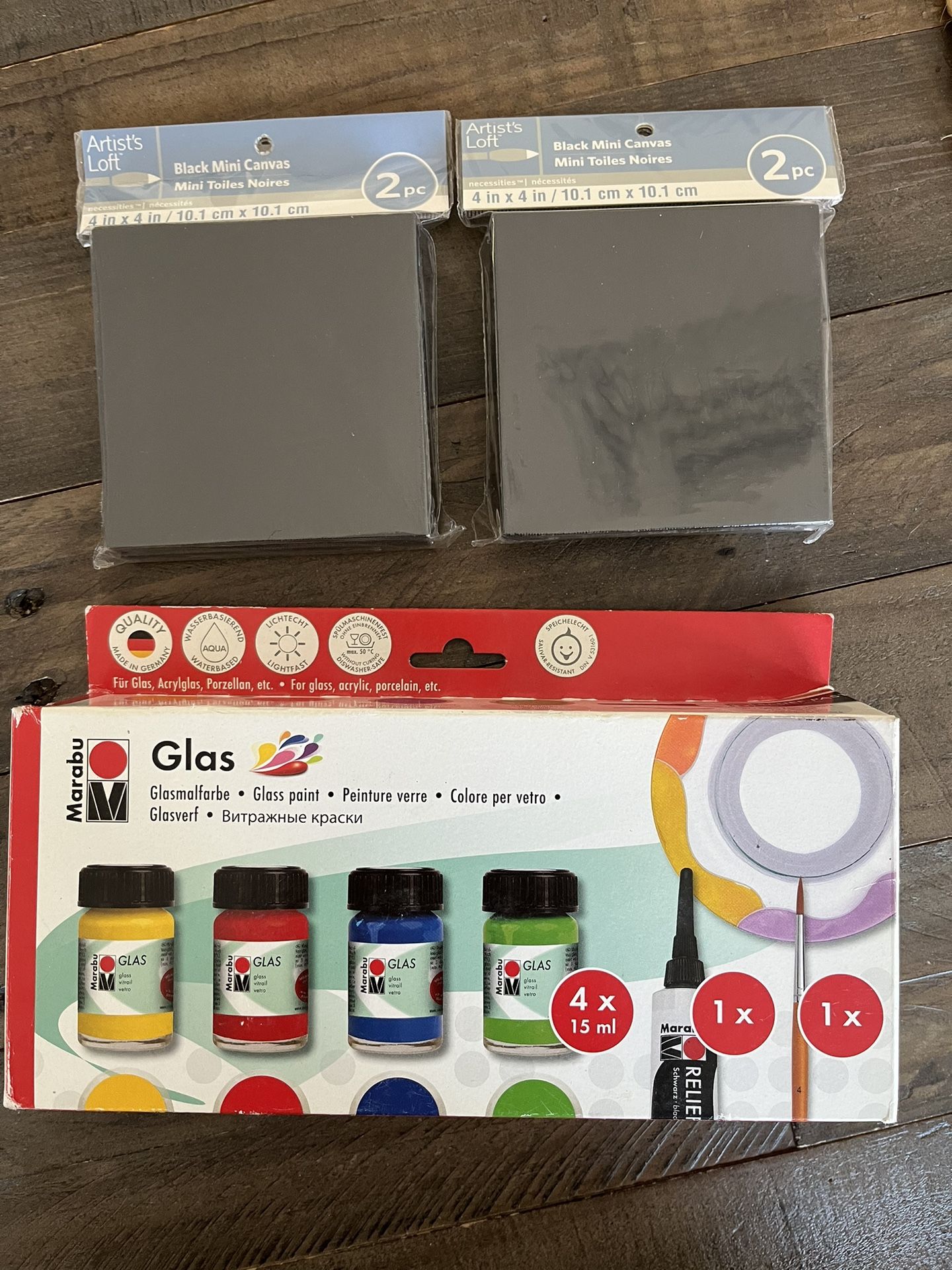 Paint & Canvases— Brand New