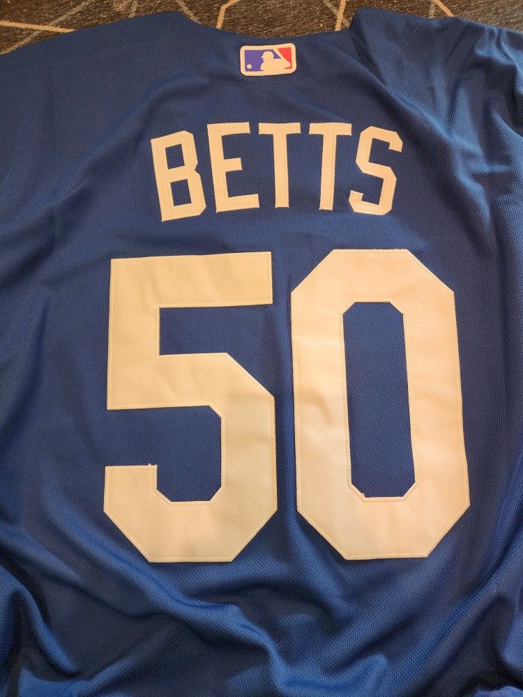 NEW Dodgers stitched Jerseys Mookie Betts
