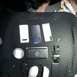 Electronics Lot With Androids, Gps Near New And More