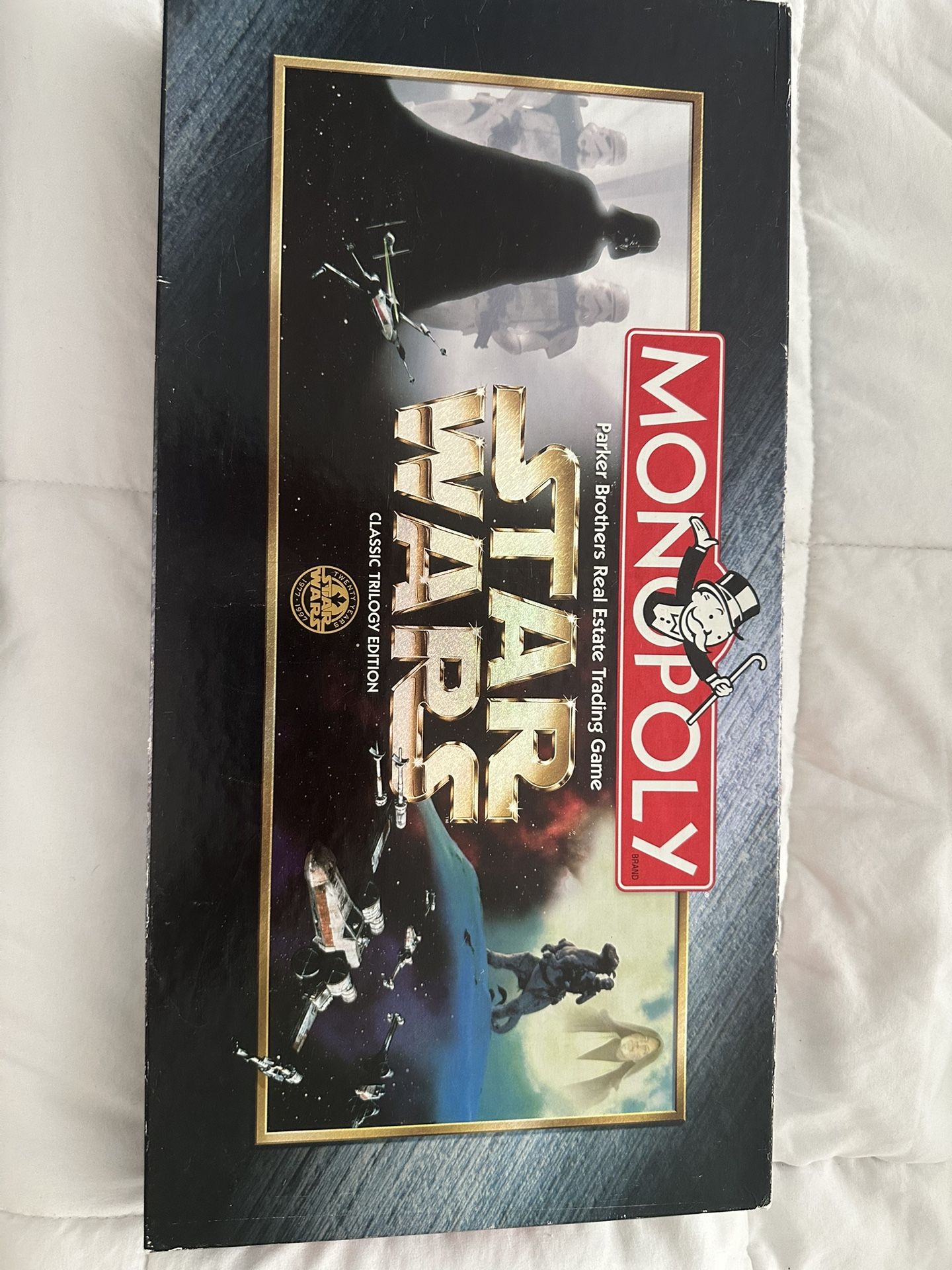 STAR WARS MONOPOLY SET MISSING FIGURES