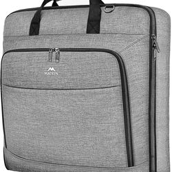 Carry On Garment Bags for Travel, Water Resistant Hanging Suit Bag for Men Women, Foldable Garment Luggage with Wrinkle Free Suitcase Cover for Suit G