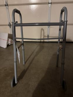 Medline 2 Button Folding Walker 