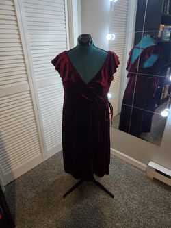 Red Velvet Dress