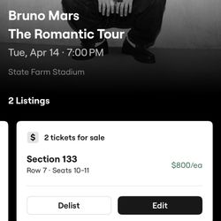 BRUNO MARS TICKETS