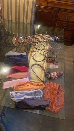 50 NEW hair accessories headbands wraps and clips