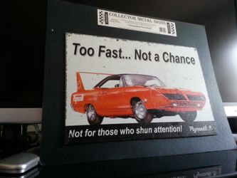 Hot Rod Metal Sign's , B)