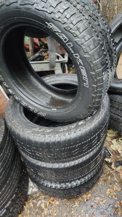 Set de llantas todo terreno falken wildpeak A/T 275/55/r20