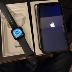 White Iphone Xr With New Apple Watch Se 2nd Gen