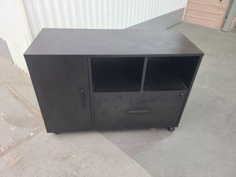 Black TV Entertainment Center