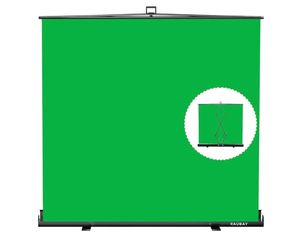 RAUBAY 78.7 x 82.7in Large Collapsible Green Screen Backdrop