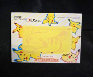 Nintendo Pikachu 3DS LL CIB, Japan Region