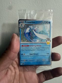 Pokémon 30th Anniversary Primarina Promo Card