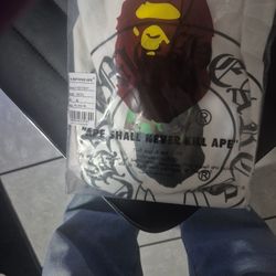 Bape X Chrome Hearts White Tee