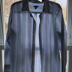 Charter Club Stripe Shirt For Women (XL) - NEW