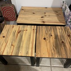 Coffee Table and 2 Side Tables
