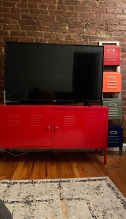 Locker tv stand and magazine rack combo
