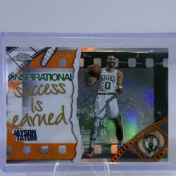 Jayson Tatum [Orange Refractor] #IP-9 2025 Topps Chrome Inspirational /25