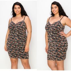 Black Multi-color Dress 