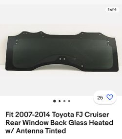 2007-2014 FJ Cruiser Back Window
