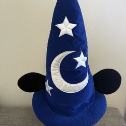Walt Disney World Mickey Mouse Blue Velvet Fantasia Sorcerer’s Hat