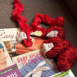 Lot Of Yarn, + Crochet Magazine 