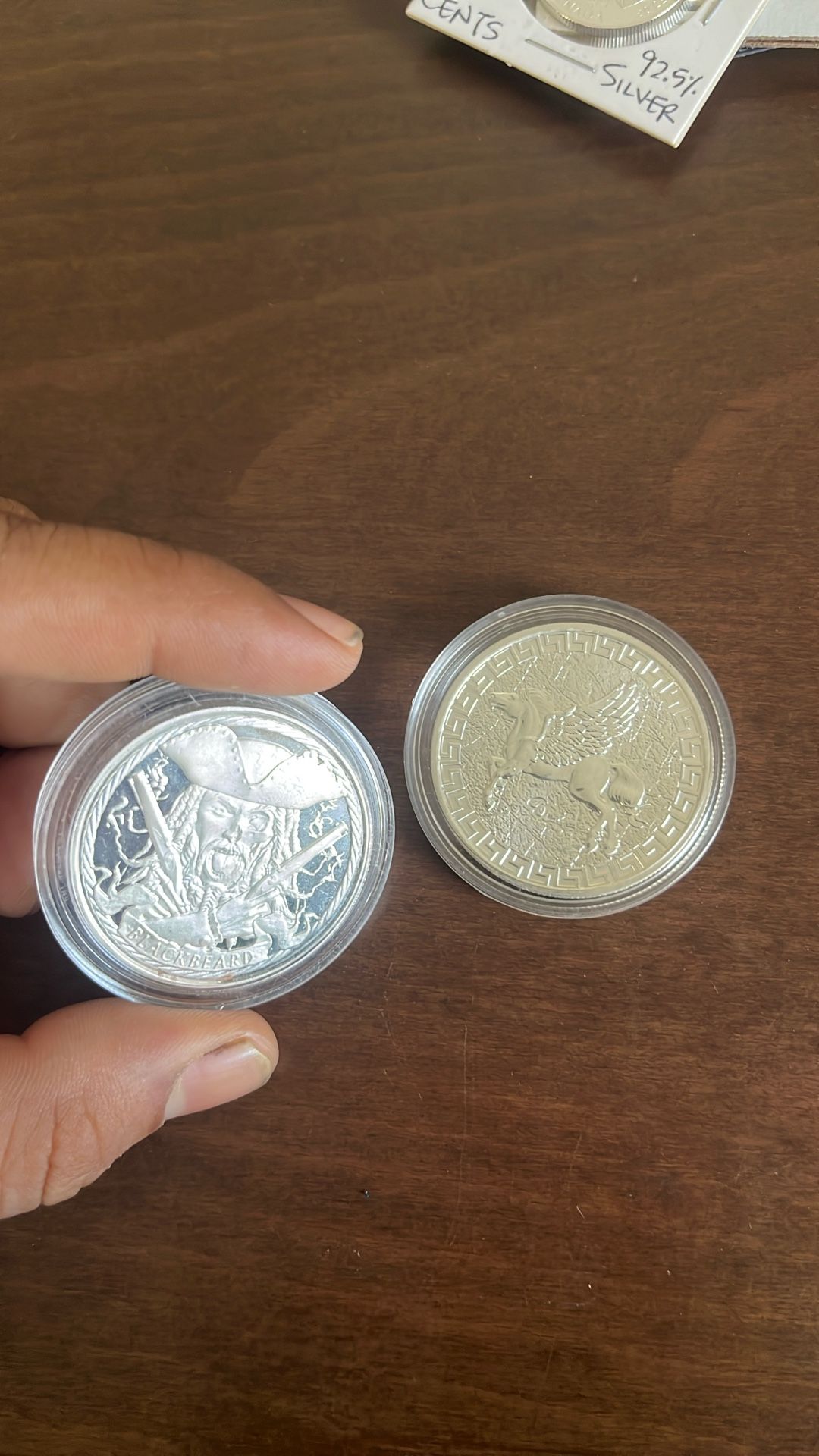 Blackbeard And Pegasus Generic Silver Rounds