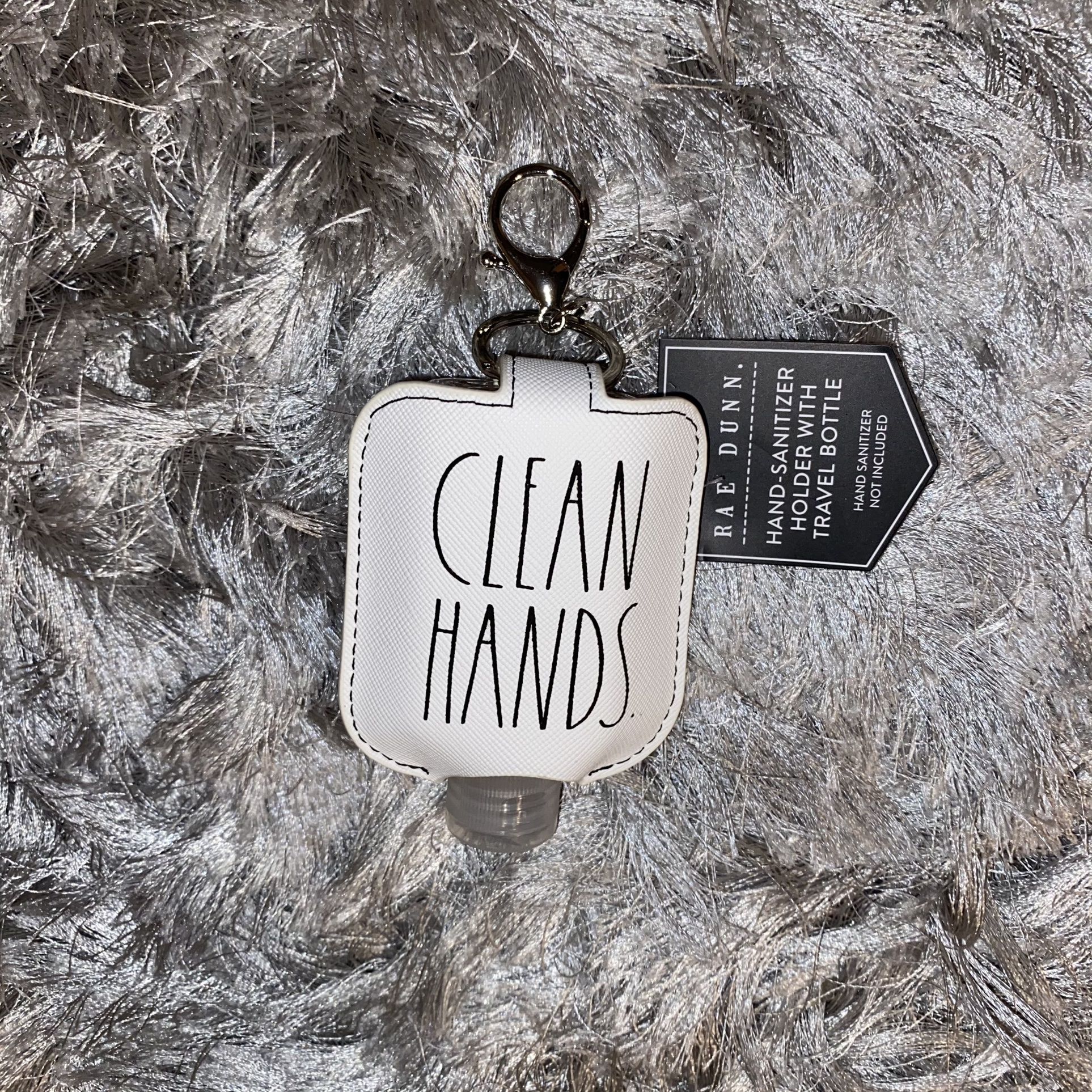 Rae Dunn hand sanitizer Holder CLEAN HANDS