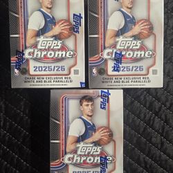 2025-26 Topps Chrome Basketball - Blaster Box - Factory Sealed