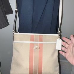 Coach Heritage Stripe Crossbody
