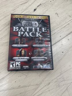 Total War Battle Pack – Rome, Barbarian Invasion, Medieval II & Kingdoms – Used