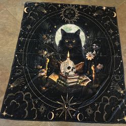 New Black Cat With Skull, Crow, Sun & Moon! It’s Awesome!  