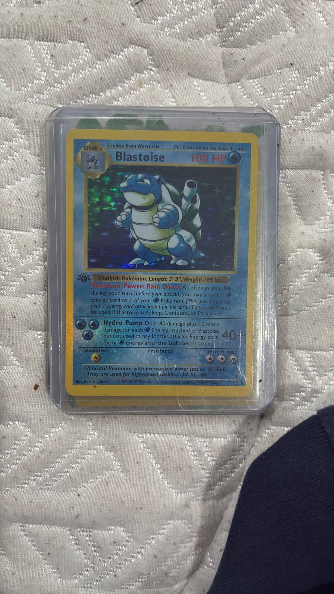 Blastoise Holo first edition