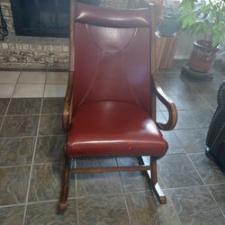 Leather Rocking Chair