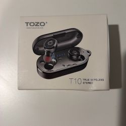 TOZO T10 True Wireless Bluetooth Earbuds – Brand New in Box