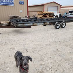 25' x 8' Deckover Trailer 5200lb Axles