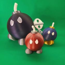 Paper Bob-omb container 3d Printed (READ Description)