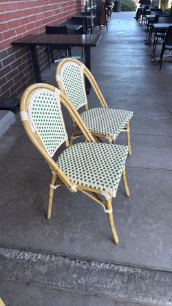 Bistro Chairs Indoor/Outdoor