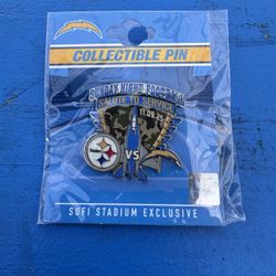 Chargers Steelers Game Day Pin 