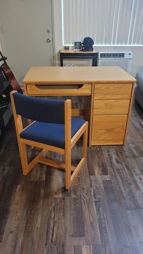Dorm desk and chair sale