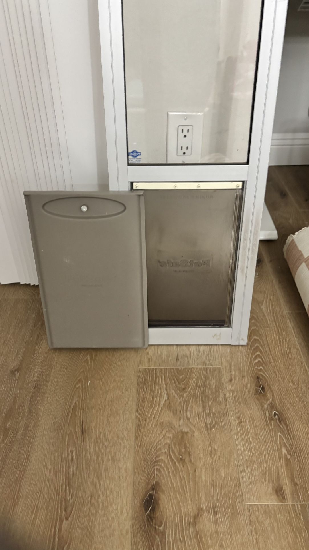 Small Cat Glass Door 