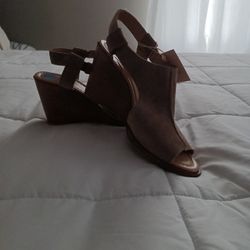 Suede Wedges