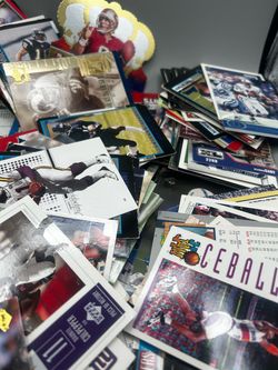 HUNDREDS OF Mixed Sports N Trading Cards Lot SOME ROOKIES AND NUMBERED CARDS AND NONE SPORTS CARDS