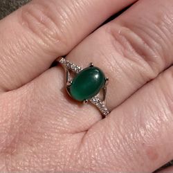 Agate Silver Ring S925