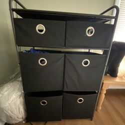 6 Cube Soft Storage Dresser 